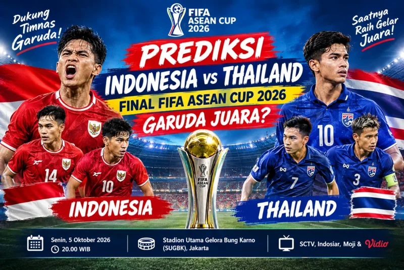Prediksi Indonesia vs Thailand Final FIFA ASEAN Cup 2026 Garuda Juara.webp